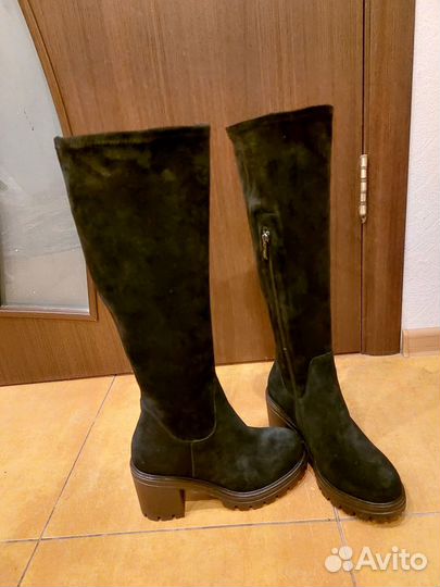 Сапоги черные