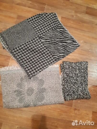 Палантин 2шт и теплый снуд