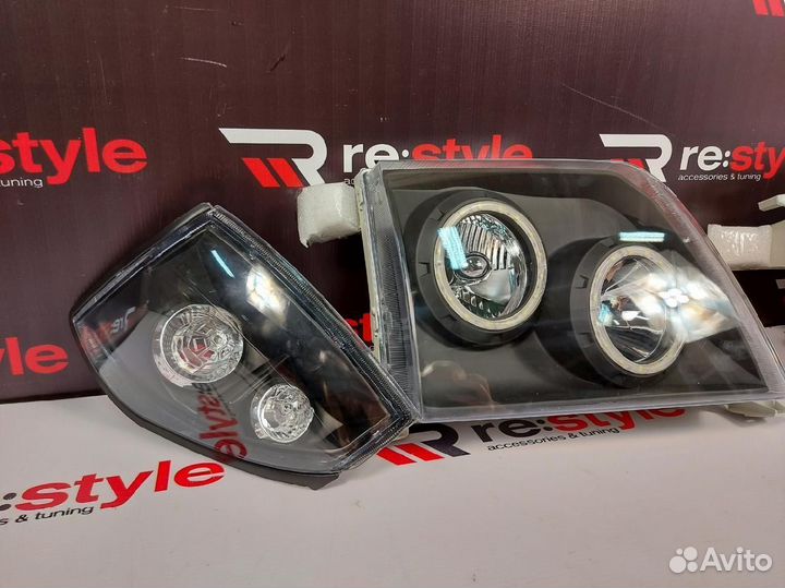 Фары Toyota Land Cruiser Prado 95 LED Темные