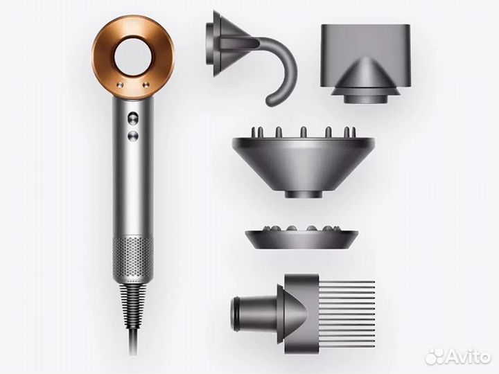 Фен Dyson Supersonic HD08 Nickel Copper. Оригинал