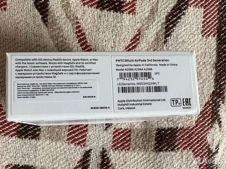 AirPods 3 Чип Airoxa, люкс качество