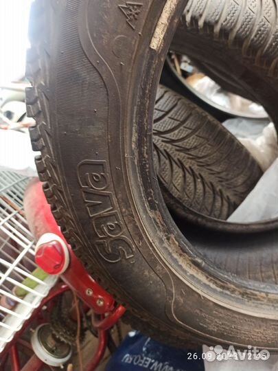 Комплект зимней резины r16 липучка