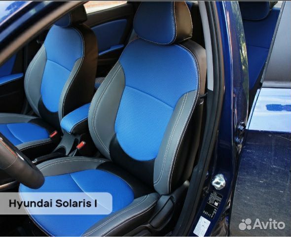 Авточехлы Hyundai solaris 3