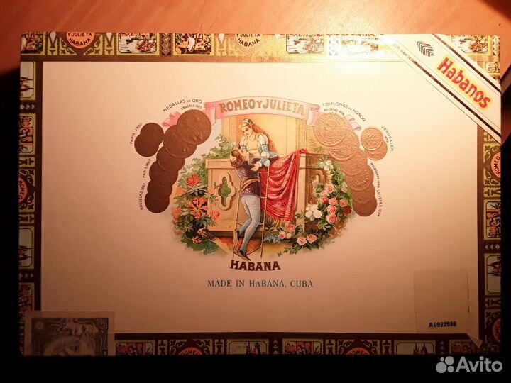 Коробка из-под сигар Ромео и Джульетта