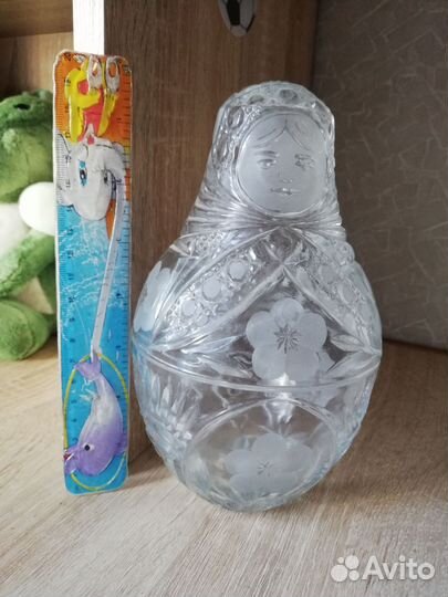 Графин хрустальный СССР матрешка