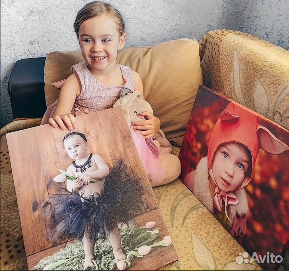 Холст с фото (портрет)