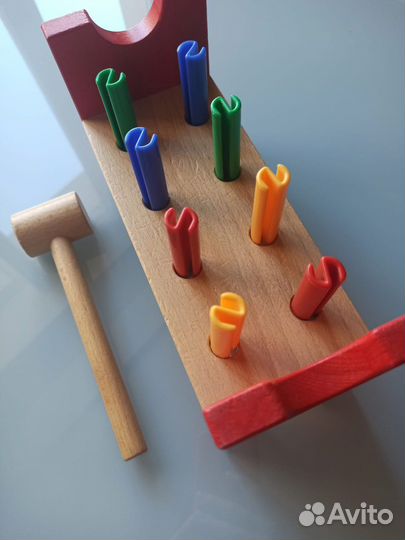 IKEA Mula блок с колышками и молотком