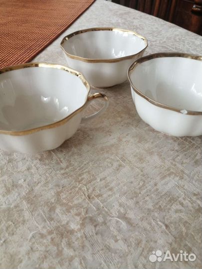 Чашки белые дулево СССР