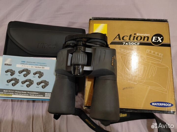 Бинокль nikon Action ex-7 x 50 CF waterproof