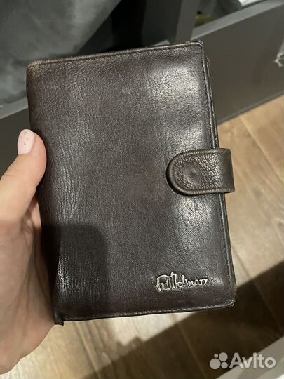 Кошелек мужской кожаный