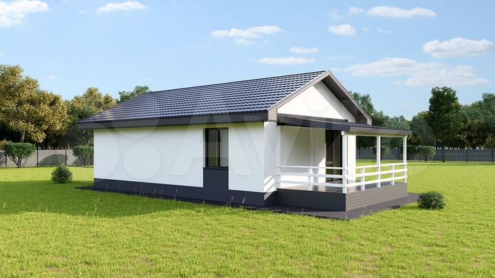 Дом 72 м² на участке 6,7 сот.