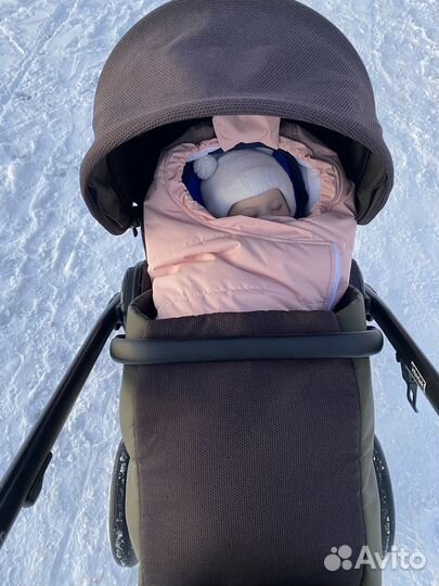 Кокон-конверт зимний в коляску