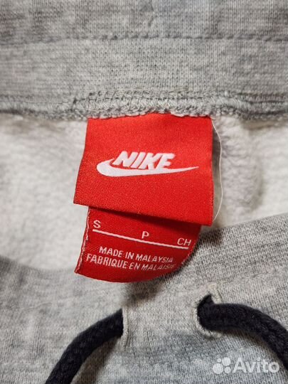 Оригинал. Серые штаны Nike AW77 cuff FLC pant