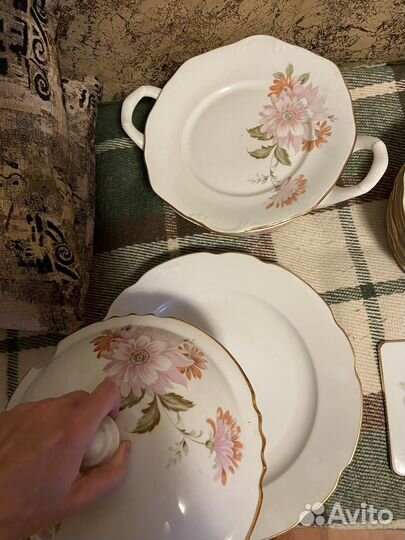 Столовый сервиз дулево хризантемы