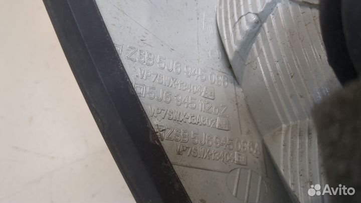 Фонарь (задний) Skoda Fabia, 2009