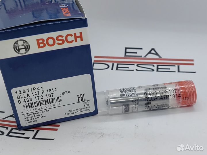 Распылитель 0 433 172 107 (dlla 147P1814)