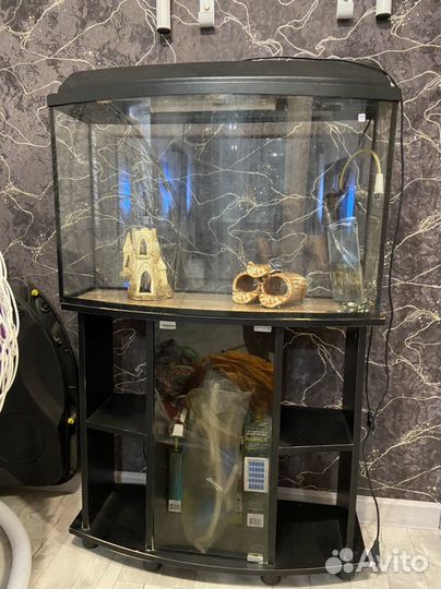Аквариум с тумбой 100 литров