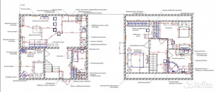Планировочное решение. Перенос чертежей в autocad