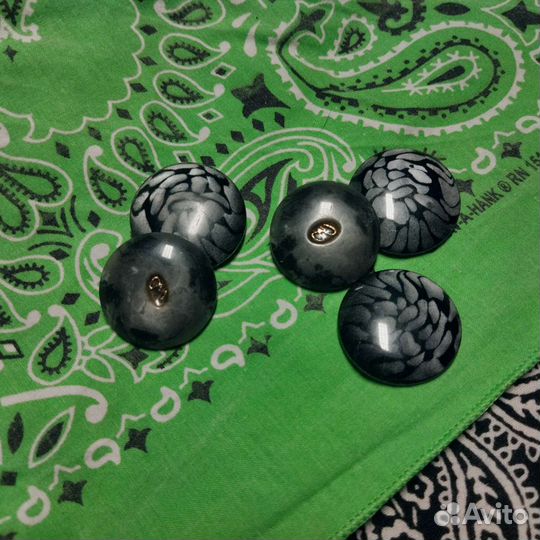 Пуговицы перламутровые пёстрые, набор