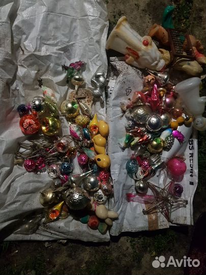 Елочные игрушки СССР одним лотом