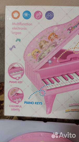 Игрушка пианино детское муз/свет