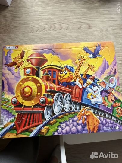 Пазлы larsen для малышей 2шт