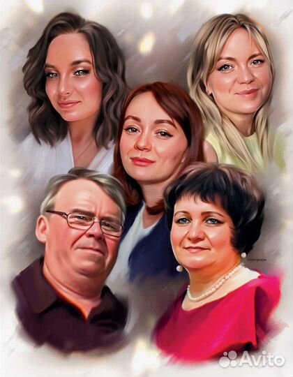 Портрет на заказ Портрет на Холсте