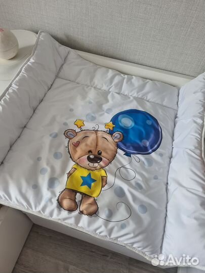 Матрасик для пеленального столика водоотталкивающи