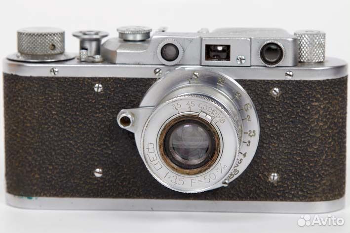 Фотоаппарат фэд. Выпуск 1952 г. Сделан в СССР