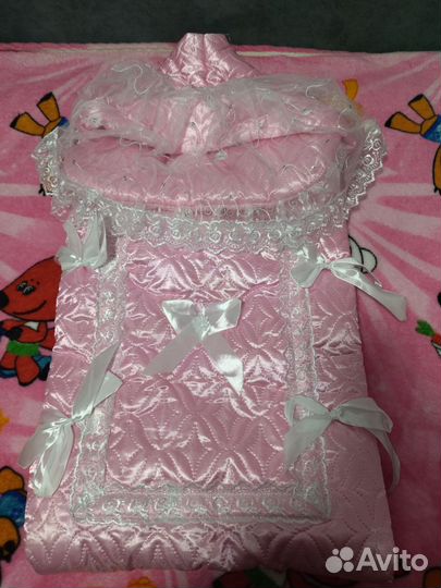 Конверт на выписку для девочки