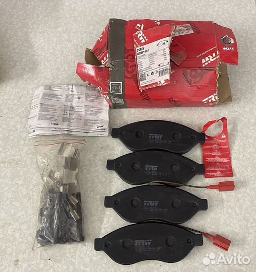 Тормозные колодки peugeot boxer dukato jumper