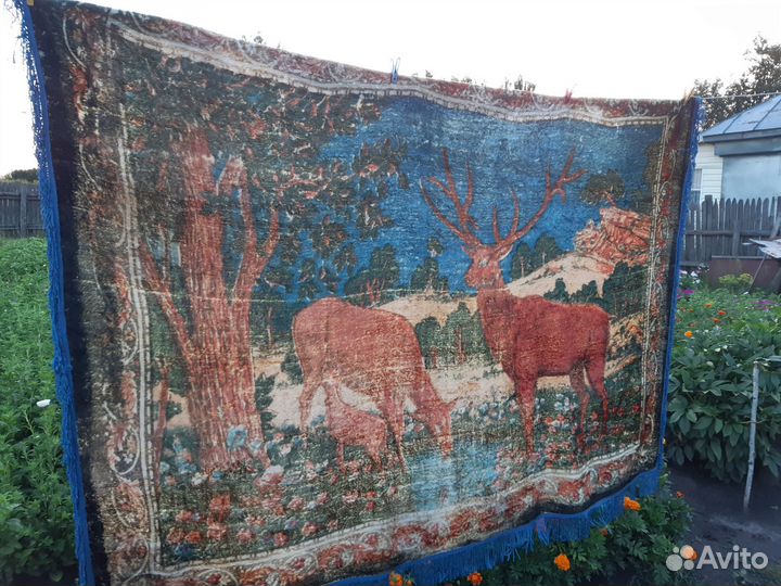 Плюшевый ковер СССР