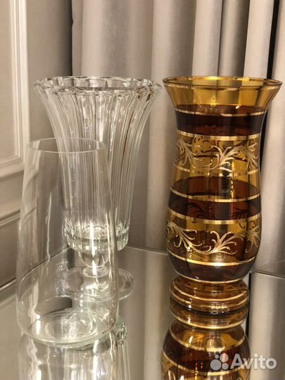 Ваза для цветов Bohemia Cristal