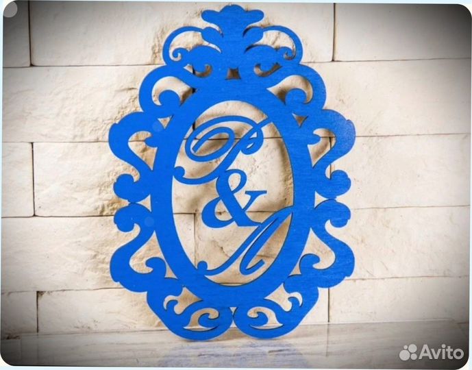 Монограмма на свадьбу (именная)