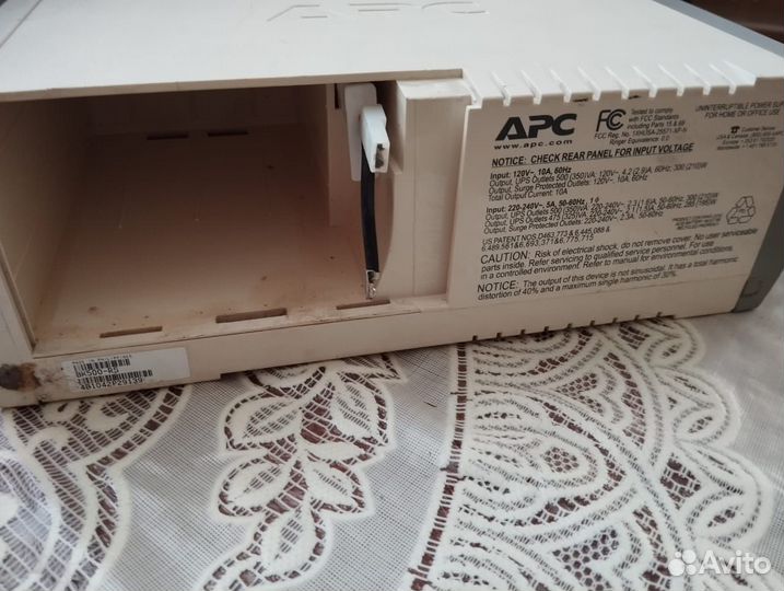 Ибп APC Back-UPS ES 500 без батареи