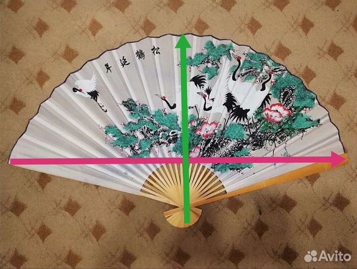 Веер на стену 