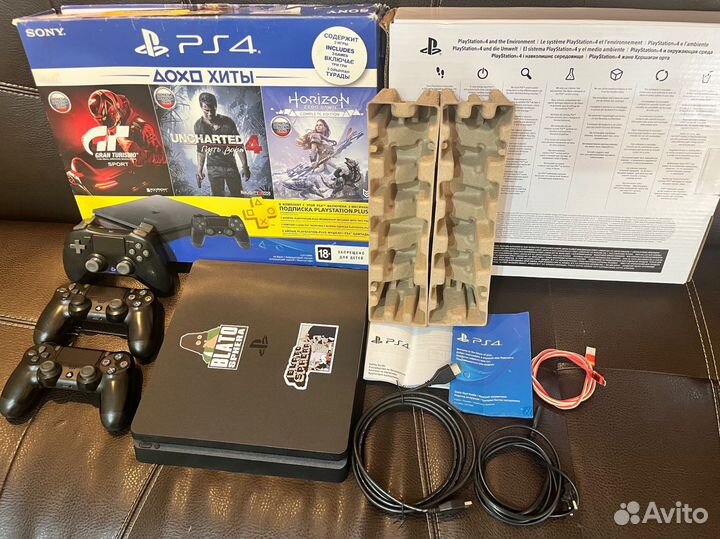 Sony playstation 4 slim с играми