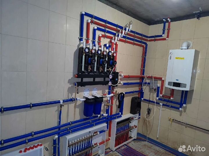 Услуги проф.сантехника отопление теплый пол