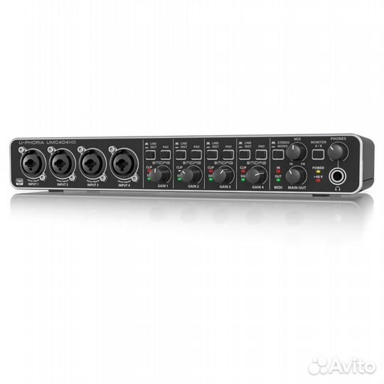 Behringer UMC404HD Звуковая карта, 4-ех канальная