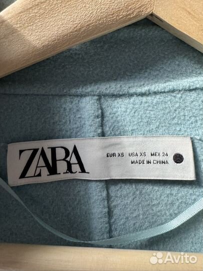 Пальто zara шерсть