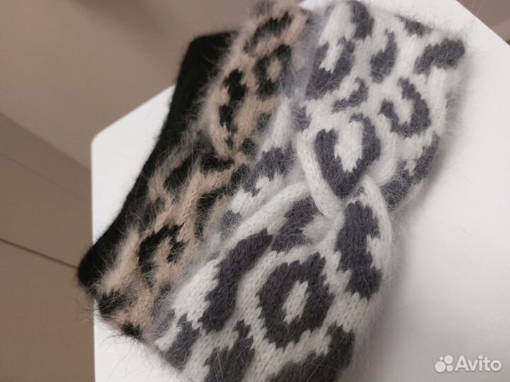 Повязка на голову (пух норки, ангора)