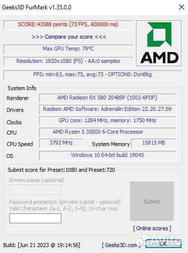 Видеокарта rx580 8gb sapphire