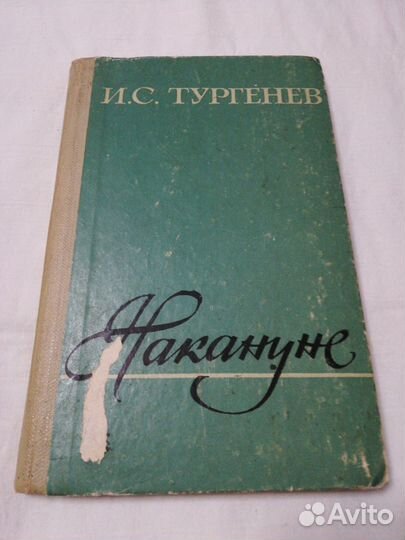 И. С. Тургенев. Накануне
