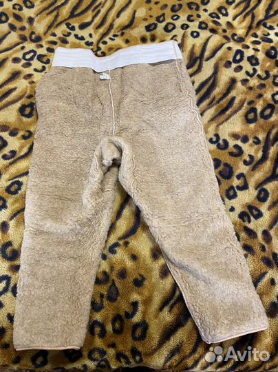 Штаны меховые,овечья шерсть,размер 56-58 рост 176