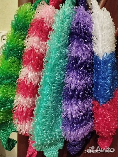 Мочалка ручной работы