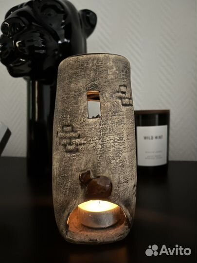 Подсвечник аромолампа с котами