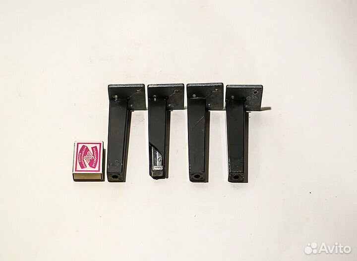 Ножки для аппаратуры мебели черные СССР