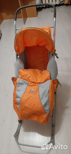 Детские санки с колесами