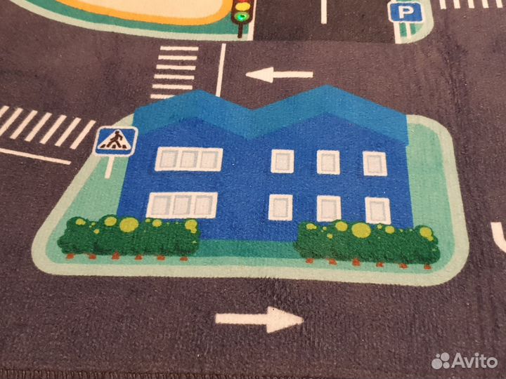 Коврик с дорогой и светофорами