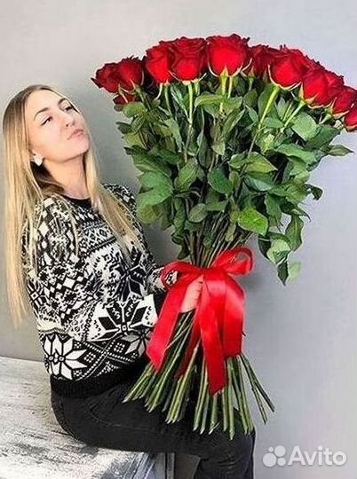 Букет роз 101 роза 51 роза